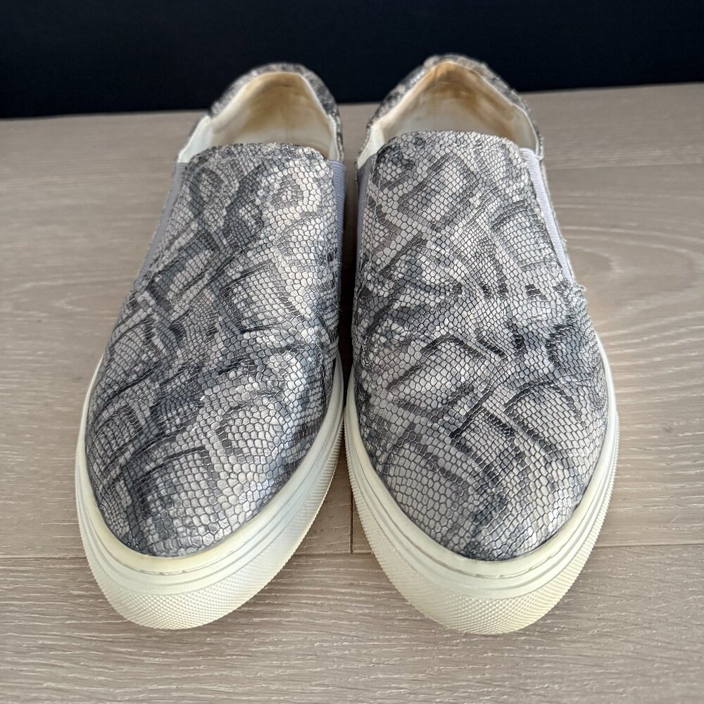 Kenneth Cole New York Mara Slip On Sneaker Reptile Leather Size 10